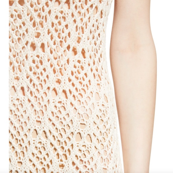 NWT $450 A.L.C. Nicky Crochet Maxi Dress in Ivory - sizes XS and Small! - Picture 7 of 10